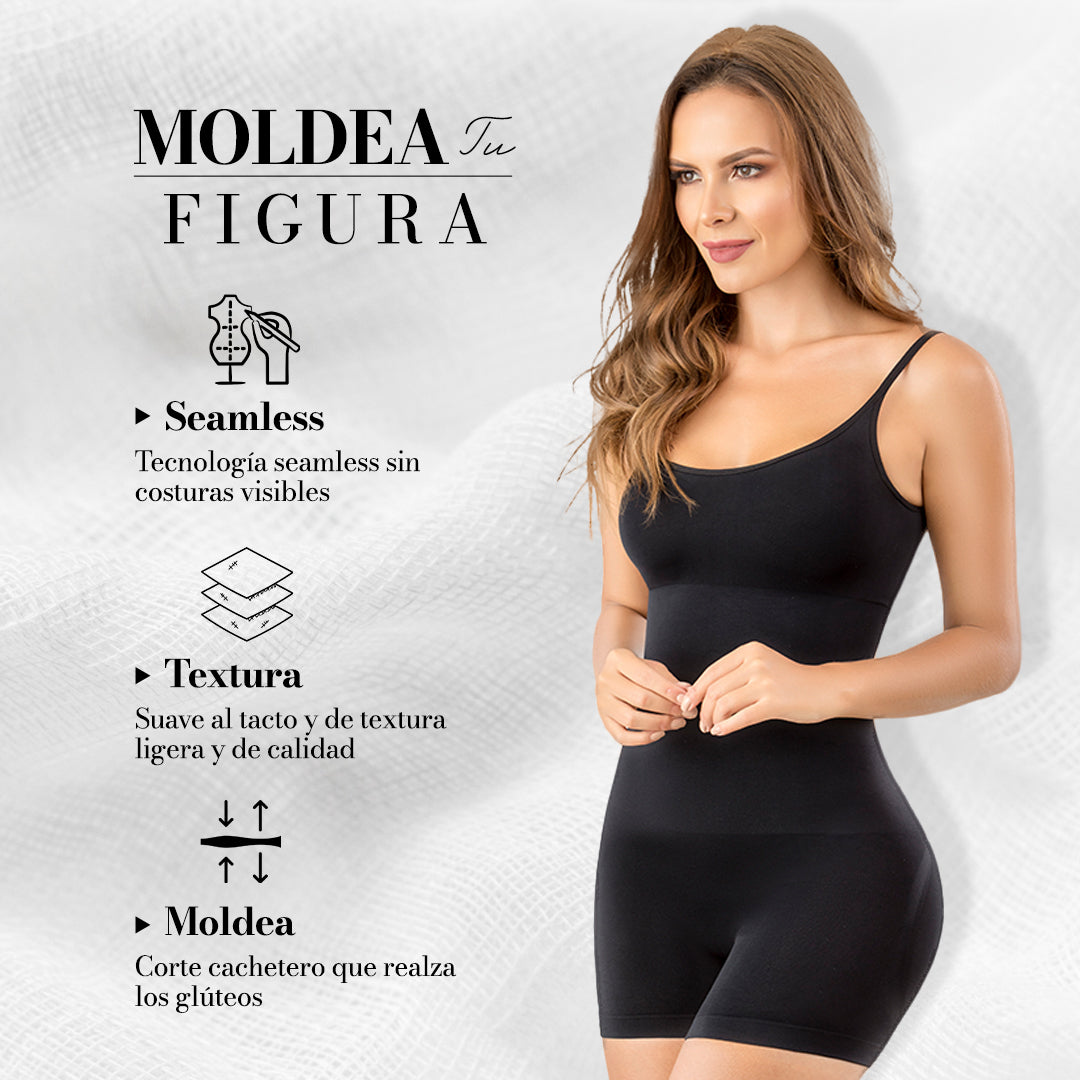 Body Seamless Cachetero Tiras - 607