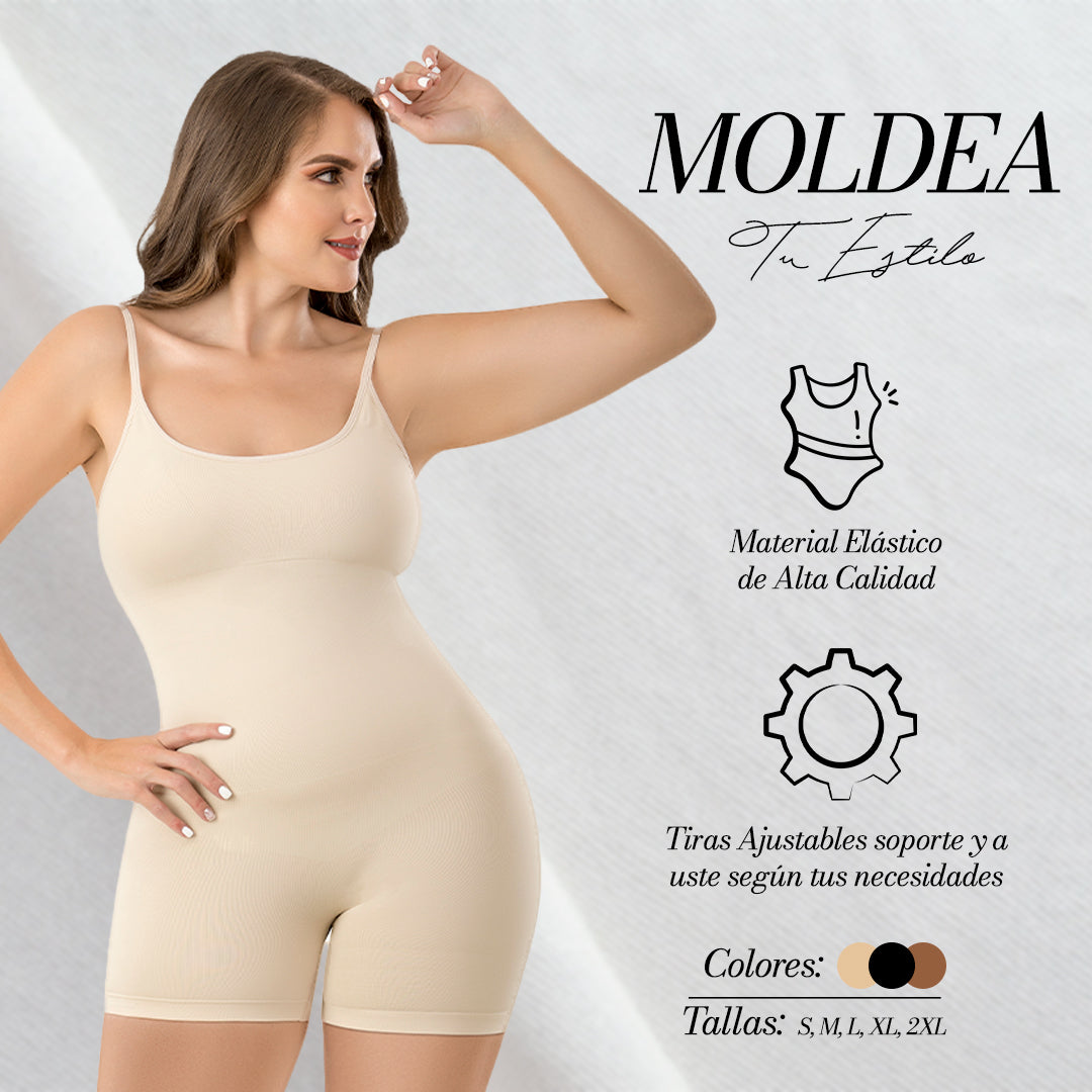 Body Seamless Cachetero Tiras - 607
