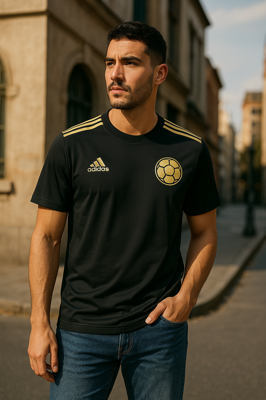 Camiseta Colombia Hombre Gold